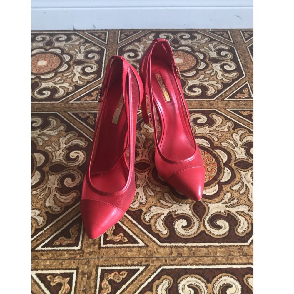 Red BCBG heels